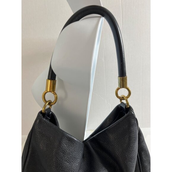 Marc by Marc Jacobs Too Hot to Handle Black‎ Leather Hobo Shoulder Bag - Picture 12 of 15